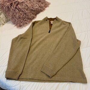 Men’s Jos A Bank 100% Pima Cotton Green Henley size XL